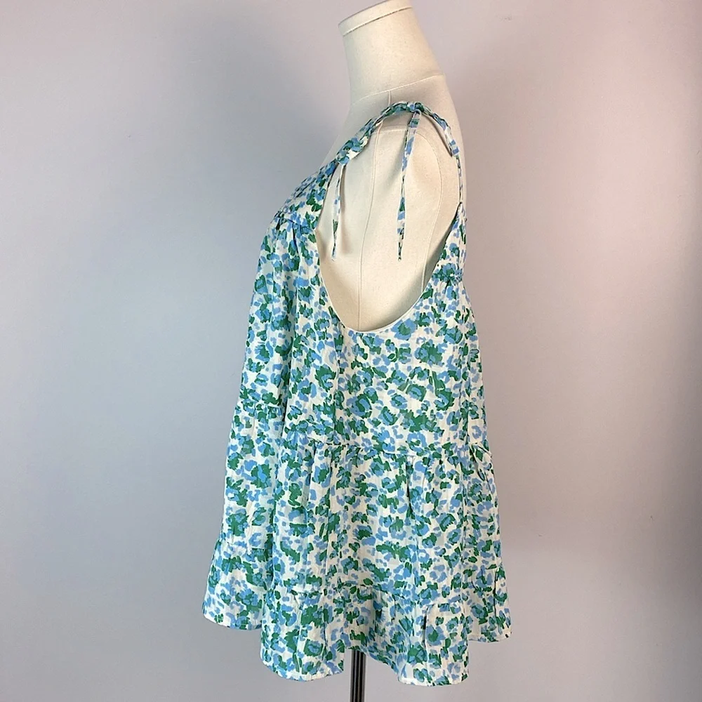 Entro It's A New Beginning Green Leopard Tank - Picture 11 of 15
